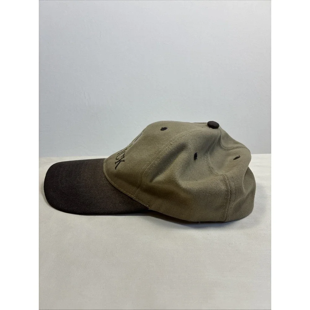 Vintage GM Buick Snap Back Beige Brown Headmost Brand